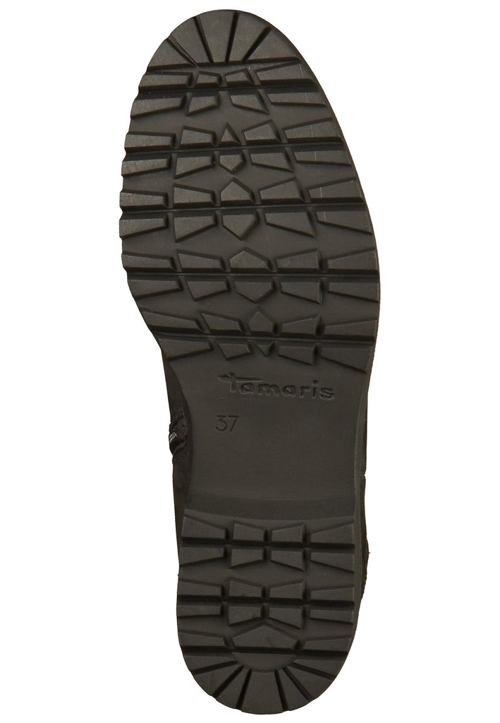 Tamaris Stiefelette Leder/Textil Schwarz - surf4shoes