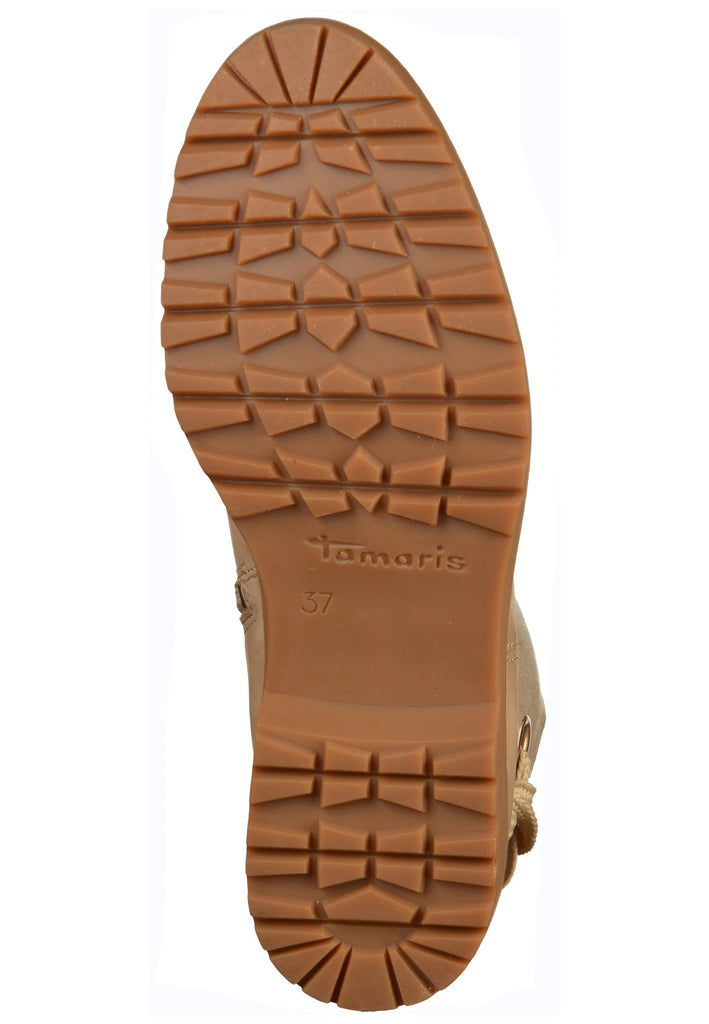 Tamaris Stiefelette Leder/Textil Antelope - surf4shoes
