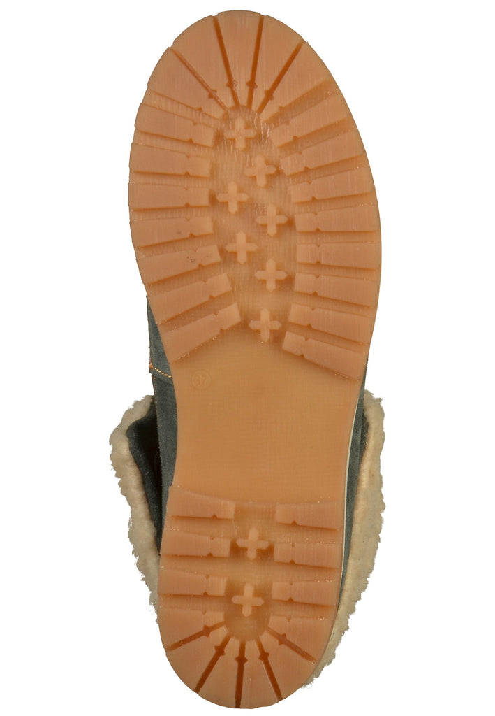 Tamaris Stiefelette Nubukleder Blau - surf4shoes