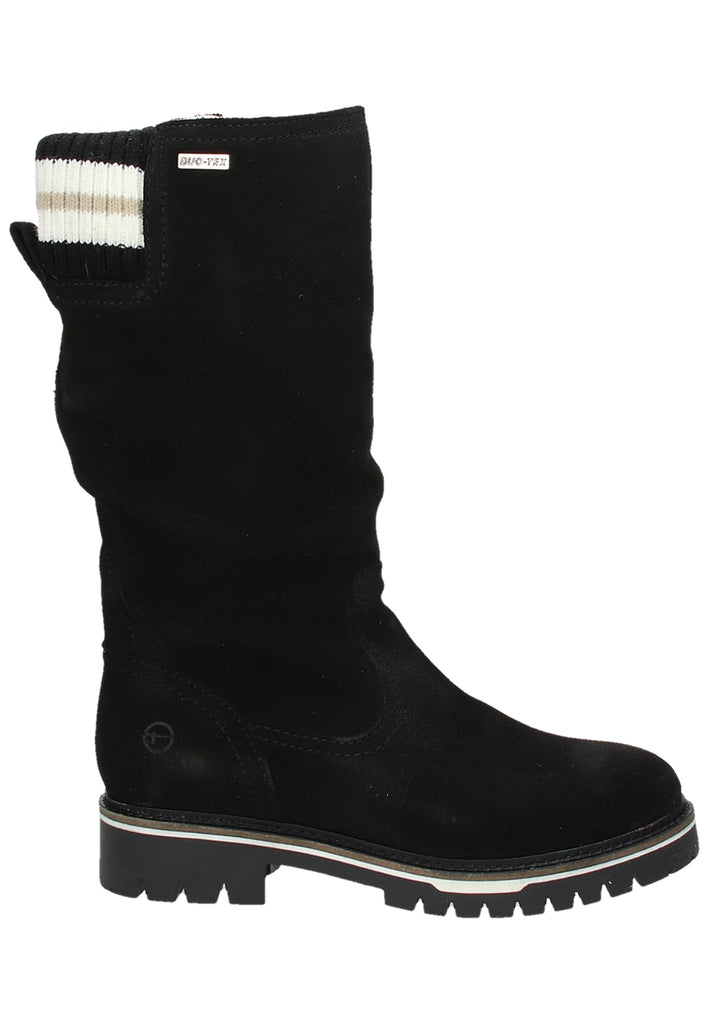 Tamaris Stiefel Leder Schwarz - surf4shoes