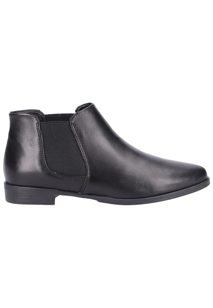 Tamaris Stiefelette Leder Schwarz - surf4shoes