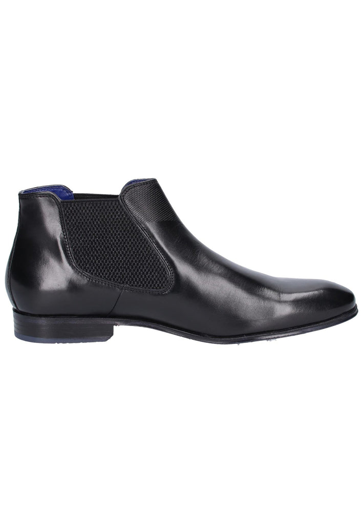 Bugatti Stiefelette Leder Schwarz - surf4shoes