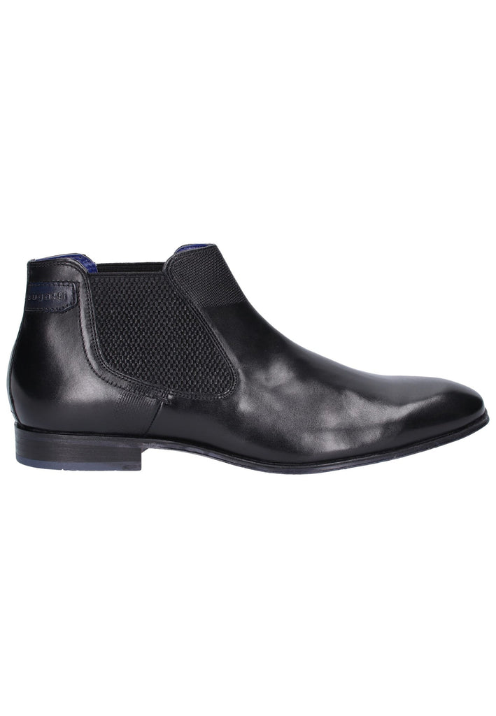 Bugatti Stiefelette Leder Schwarz - surf4shoes