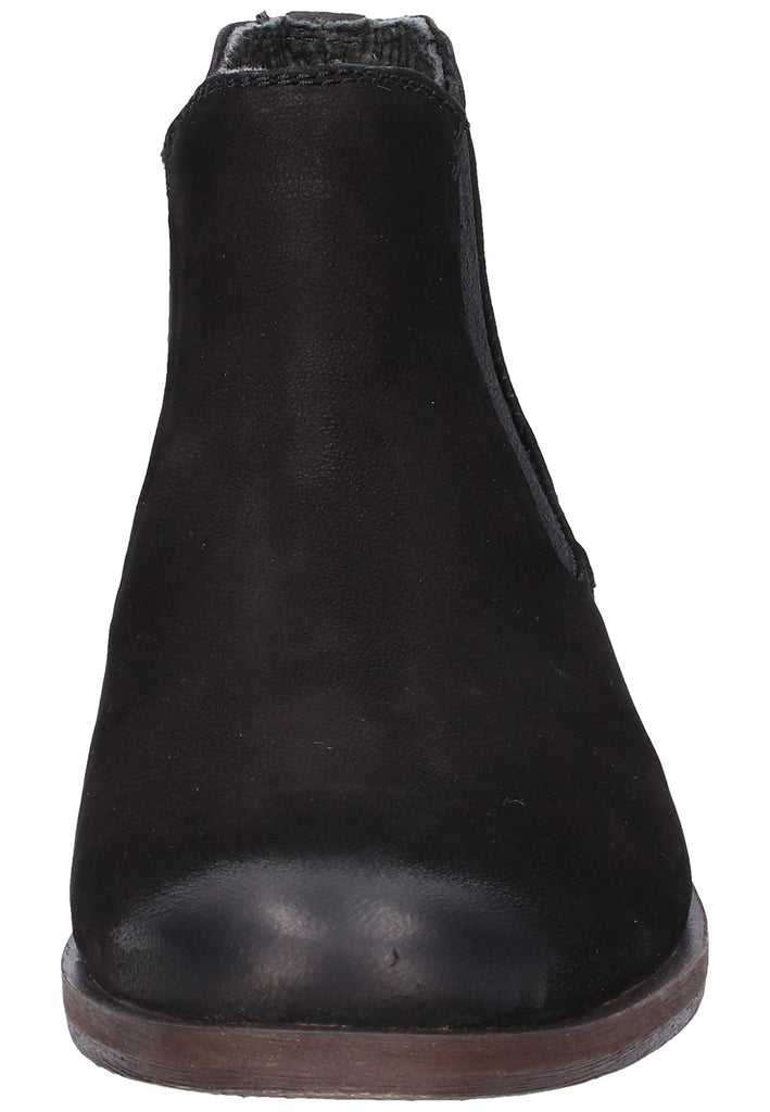 Bugatti Stiefelette Leder Schwarz - surf4shoes