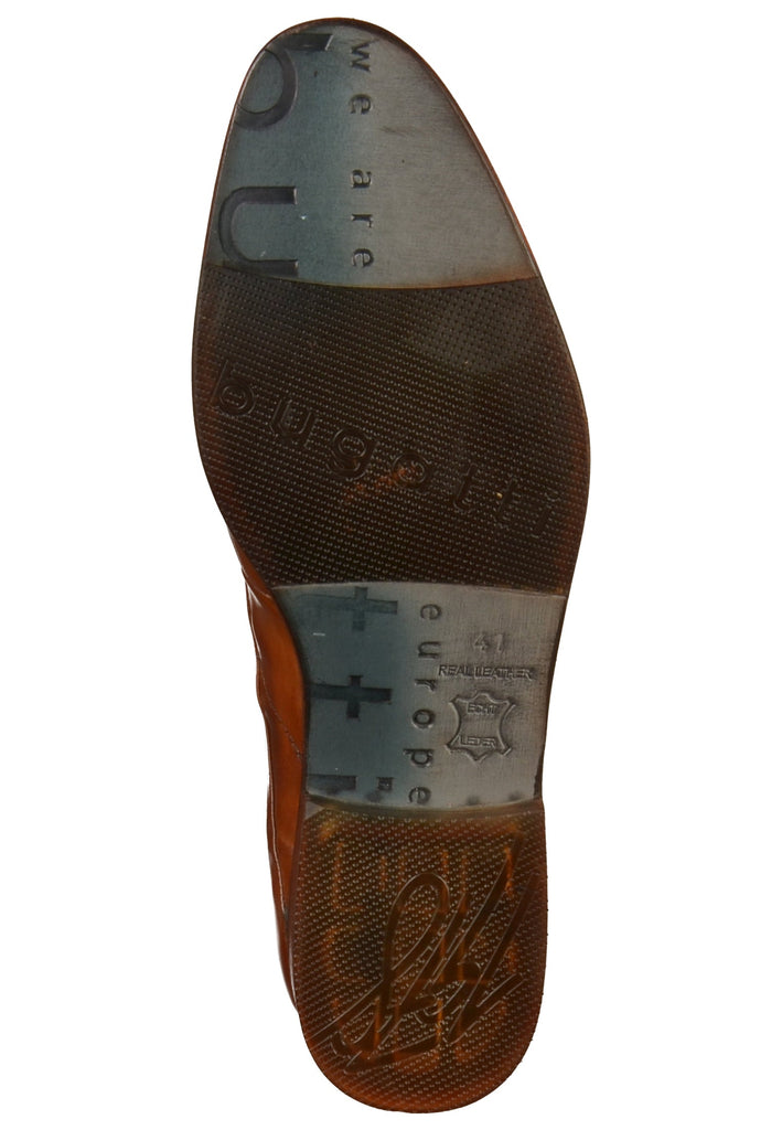 Bugatti Businessschuhe Glattleder Braun - surf4shoes