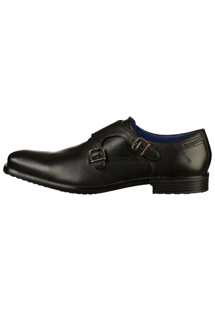 Bugatti Businessschuhe Glattleder Schwarz - surf4shoes
