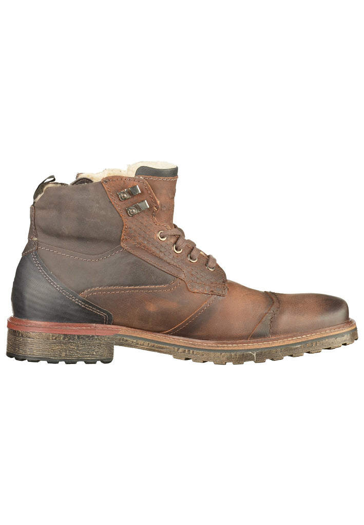 Bugatti Stiefelette Leder Dunkelbraun - surf4shoes