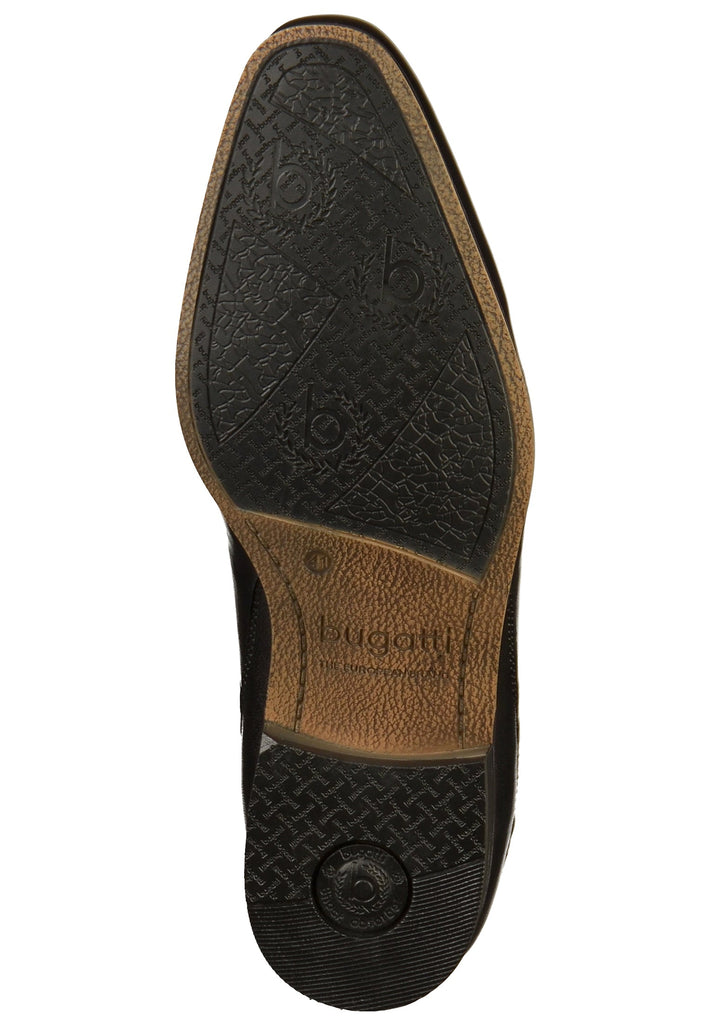 Bugatti Businessschuhe Glattleder Schwarz - surf4shoes