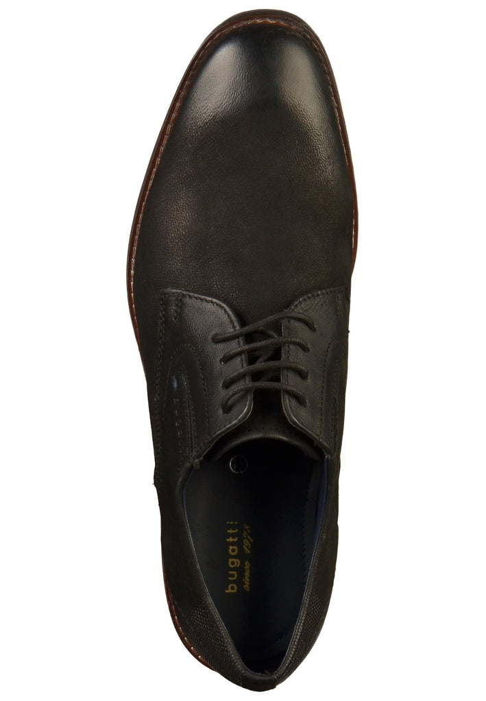 BUGATTI Businessschuhe Leder Schwarz - surf4shoes