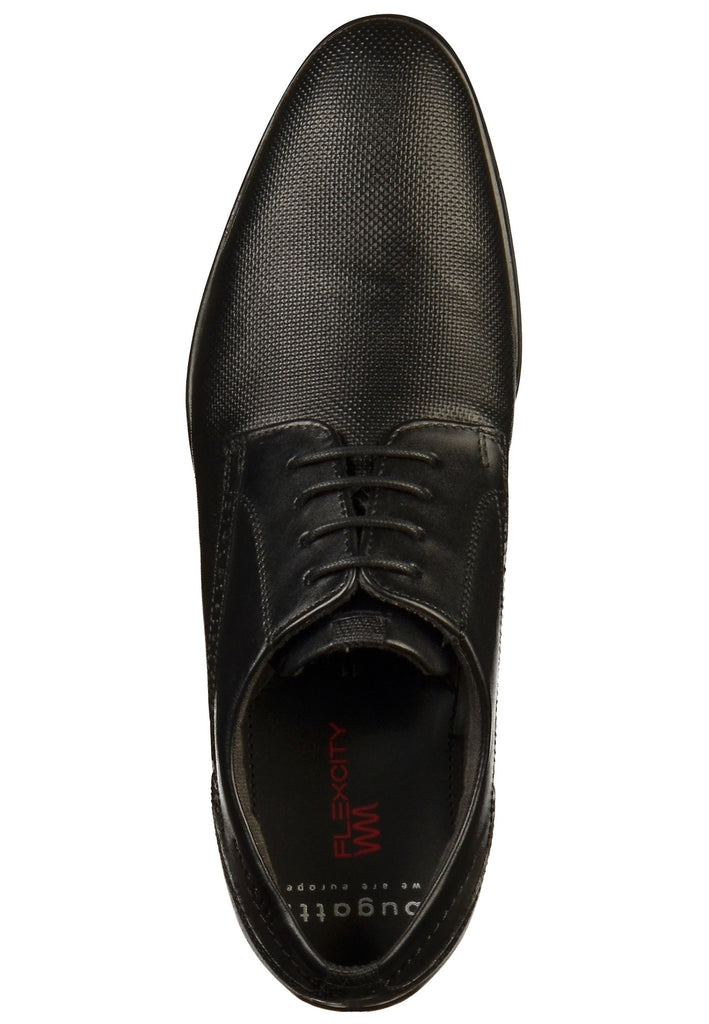 Bugatti Businessschuhe Glattleder Schwarz - surf4shoes