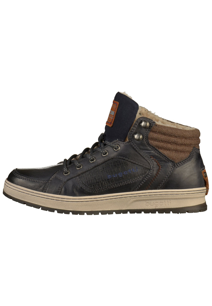 Bugatti Sneaker Leder/Textil Blau - surf4shoes