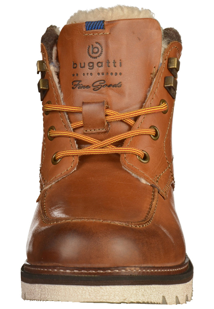 Bugatti Stiefelette Leder/Textil Cognac - surf4shoes