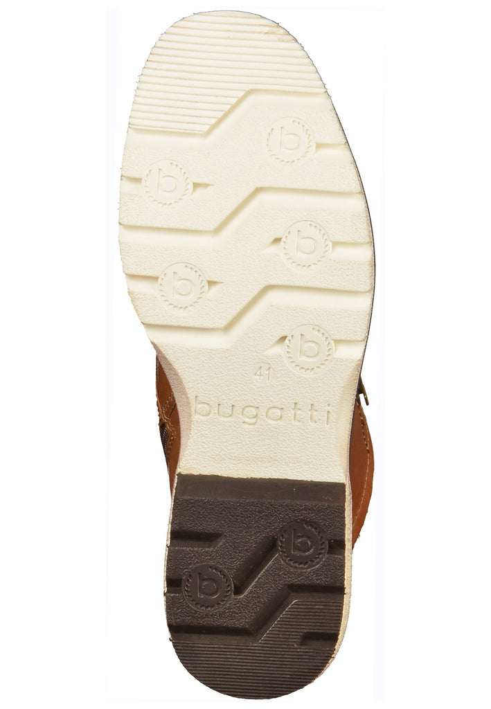 Bugatti Stiefelette Leder/Textil Cognac - surf4shoes