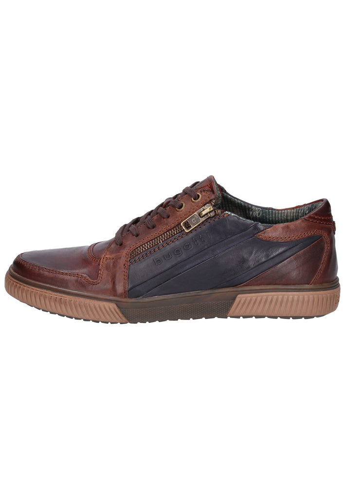 Bugatti Sneaker Leder Rot/Blau - surf4shoes