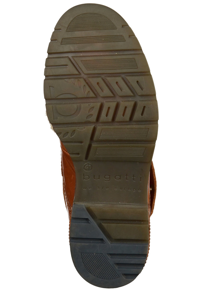 Bugatti Stiefelette Leder/Textil Cognac - surf4shoes