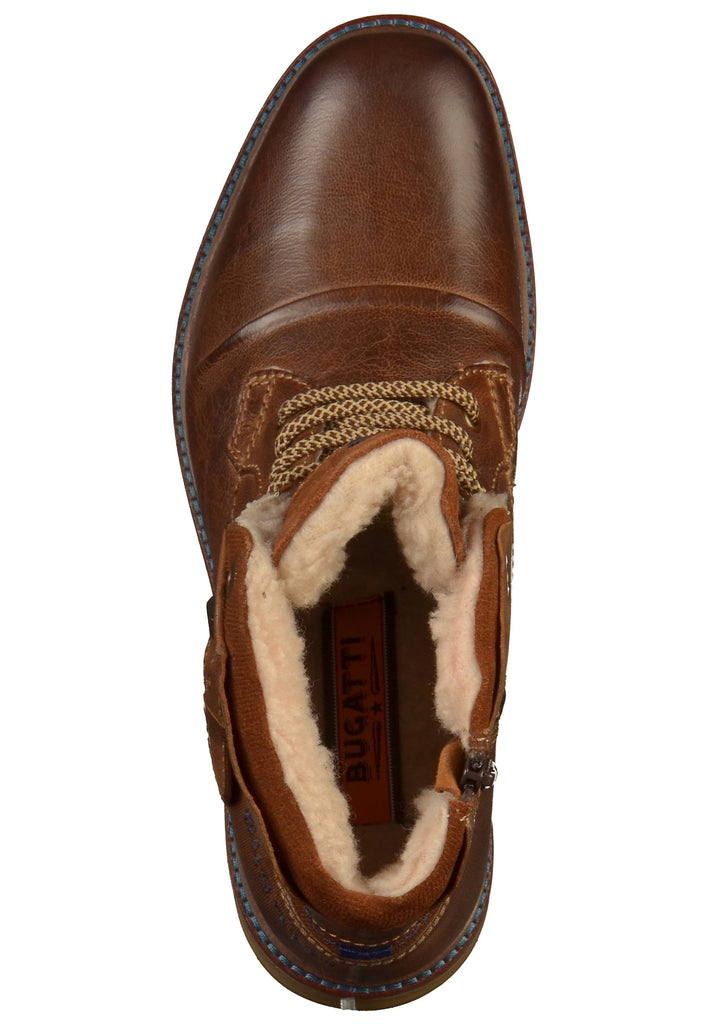 Bugatti Stiefelette Leder Dunkelbraun - surf4shoes