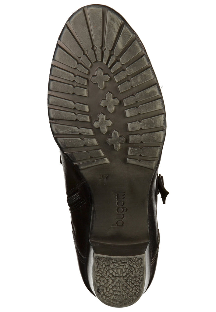 Bugatti Stiefelette Leder Schwarz - surf4shoes