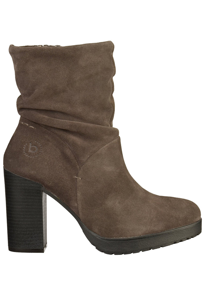 Bugatti Stiefelette Veloursleder Dunkelgrau - surf4shoes