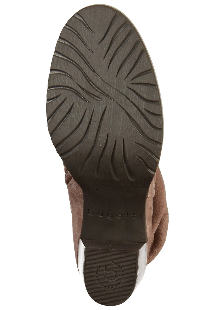 Bugatti Stiefelette Veloursleder Rosa - surf4shoes