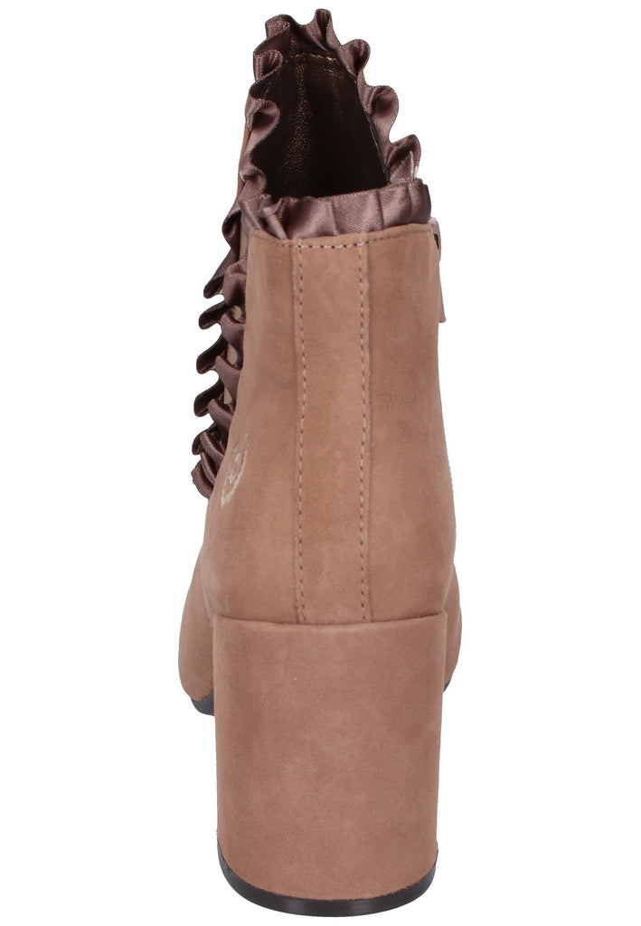 Bugatti Stiefelette Veloursleder Taupe - surf4shoes