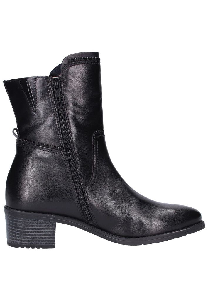 Bugatti Stiefelette Leder Schwarz - surf4shoes