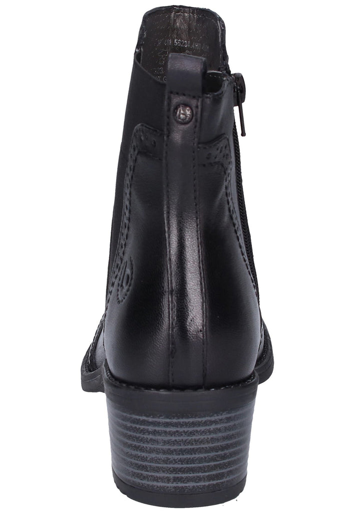 Bugatti Stiefelette Leder Schwarz - surf4shoes