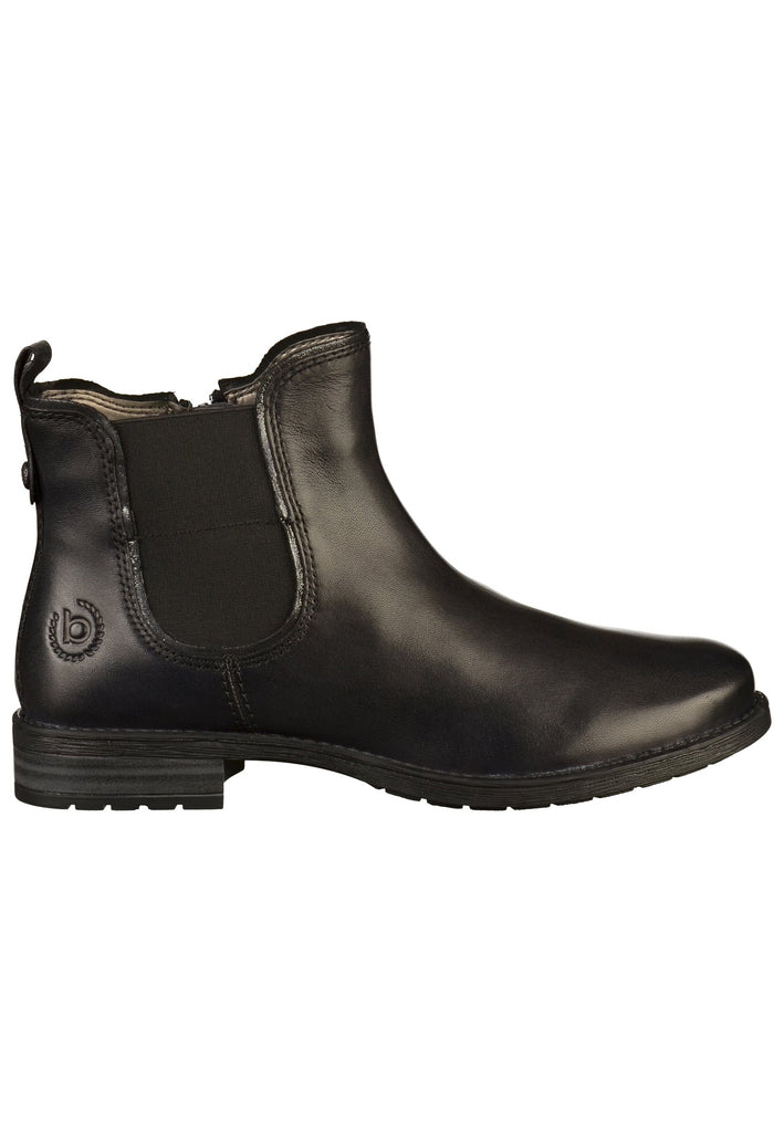 Bugatti Stiefelette Leder Schwarz - surf4shoes