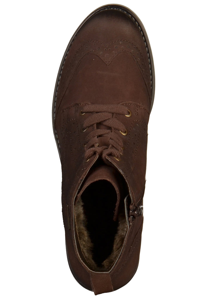 Bugatti Stiefelette Leder Dunkelbraun - surf4shoes