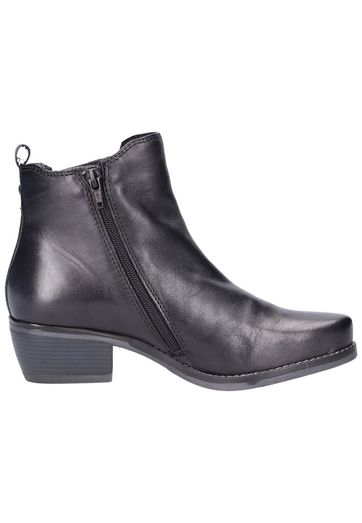 Bugatti Stiefelette Leder Schwarz - surf4shoes