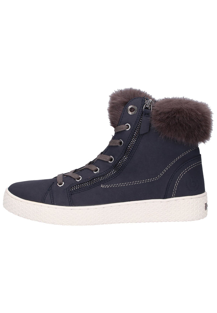 Bugatti Sneaker Lederimitat Dunkelblau - surf4shoes