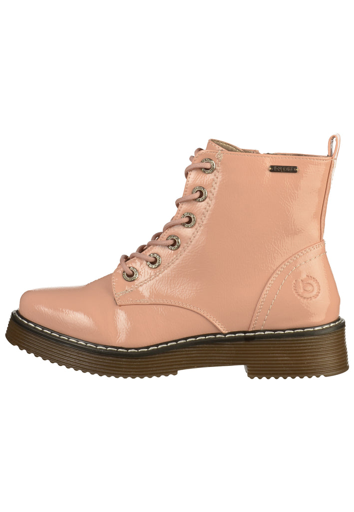 Bugatti Stiefelette Lederimitat Rosa - surf4shoes
