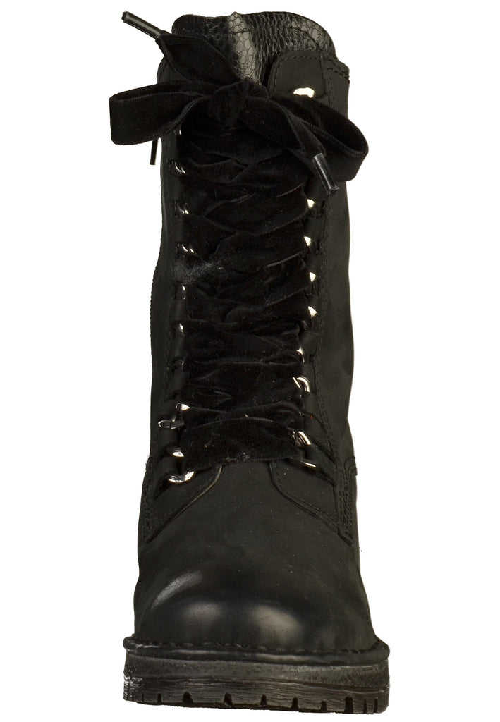 Bugatti Stiefelette Leder Schwarz - surf4shoes