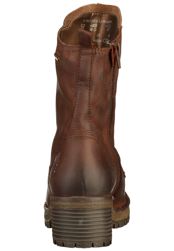 Bugatti Stiefelette Leder Dunkelbraun - surf4shoes