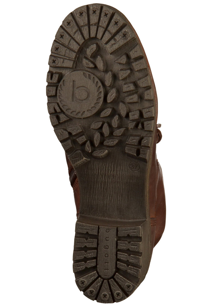 Bugatti Stiefelette Leder Dunkelbraun - surf4shoes