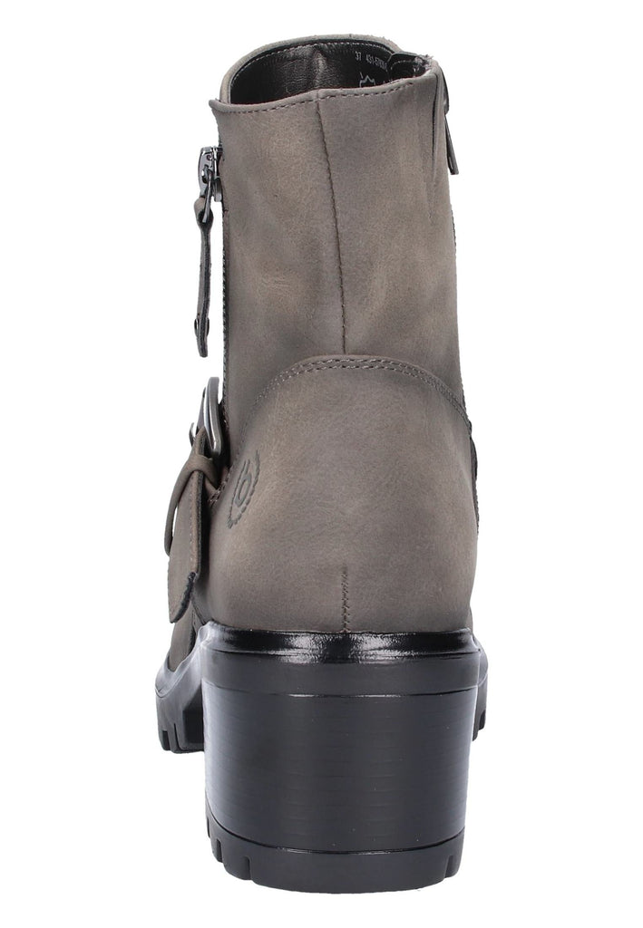 Bugatti Stiefelette Lederimitat Dunkelgrau - surf4shoes