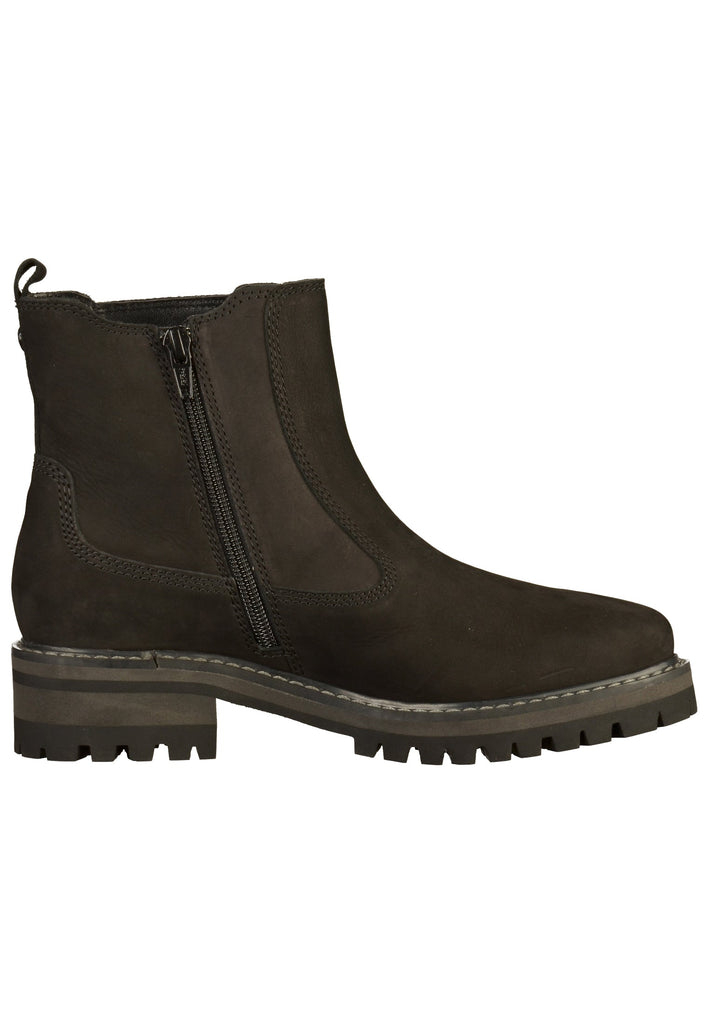 Bugatti Stiefelette Leder Schwarz - surf4shoes