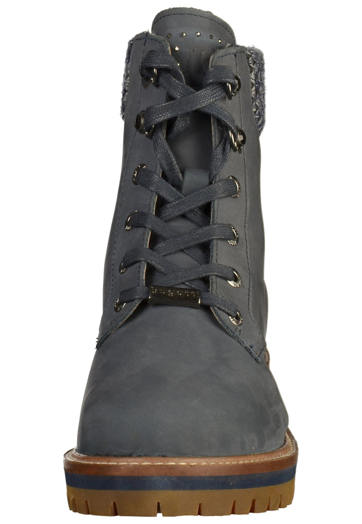 Bugatti Stiefelette Leder/Textil Dunkelblau Warmfutter - surf4shoes