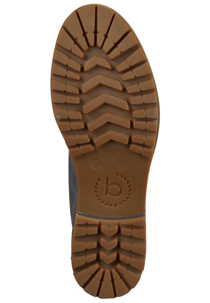 Bugatti Stiefelette Leder/Textil Dunkelblau Warmfutter - surf4shoes