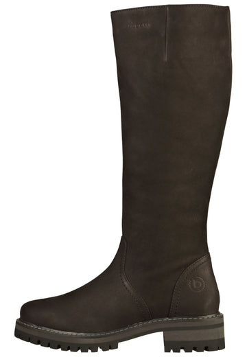 Bugatti Stiefelette Leder Schwarz - surf4shoes
