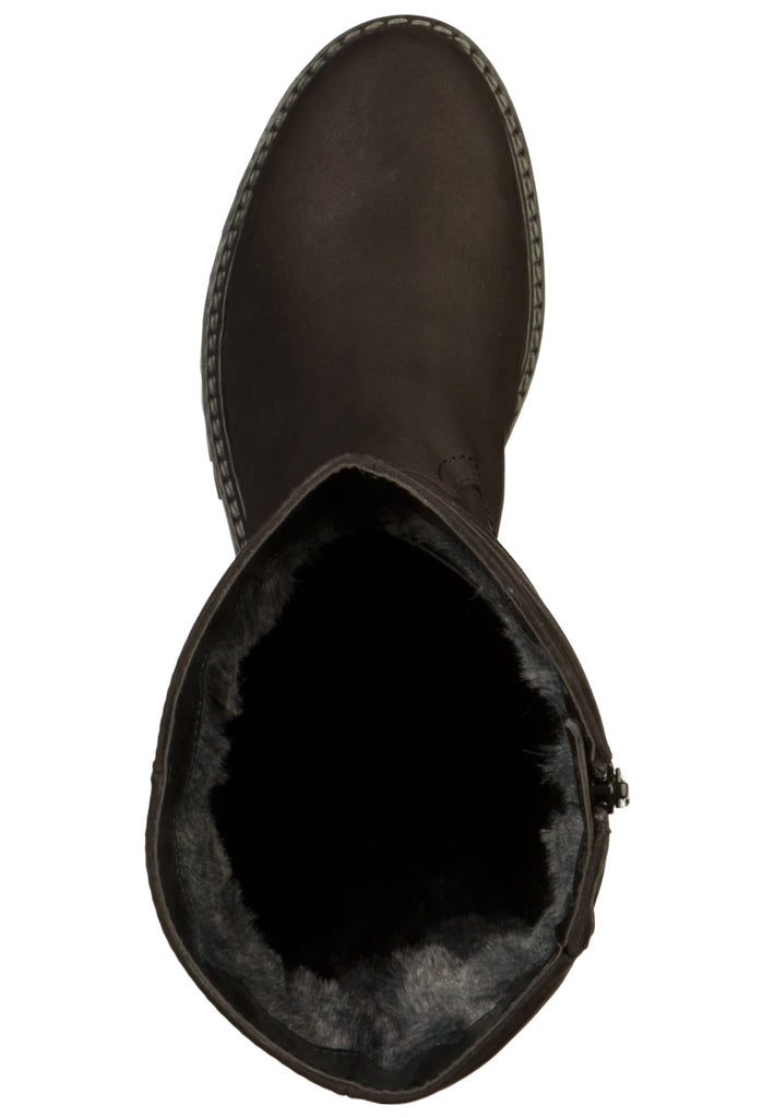 Bugatti Stiefelette Leder Schwarz - surf4shoes