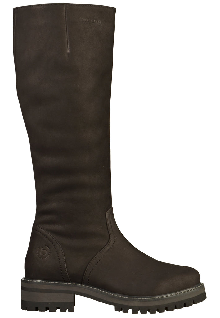 Bugatti Stiefelette Leder Schwarz - surf4shoes