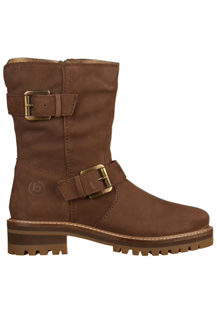 Bugatti Stiefelette Leder Dunkelbraun - surf4shoes