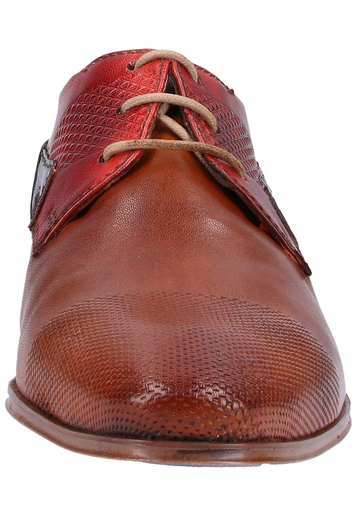 Bugatti Businessschuhe Glattleder Cognac - surf4shoes
