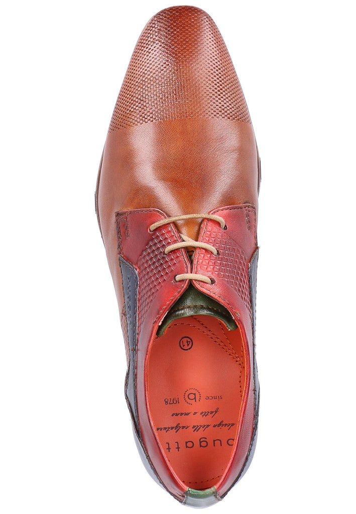 Bugatti Businessschuhe Glattleder Cognac - surf4shoes