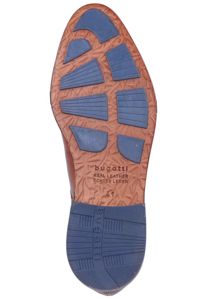 Bugatti Businessschuhe Glattleder Cognac - surf4shoes
