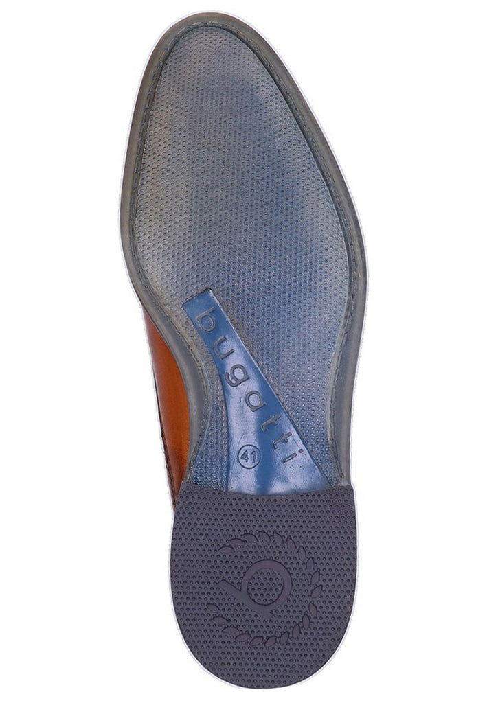 Bugatti Businessschuhe Glattleder Cognac - surf4shoes