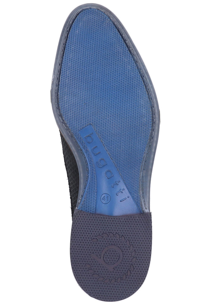 Bugatti Businessschuhe Veloursleder Schwarz - surf4shoes