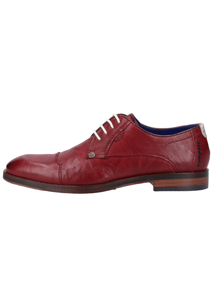 Bugatti Businessschuhe Glattleder Rot - surf4shoes