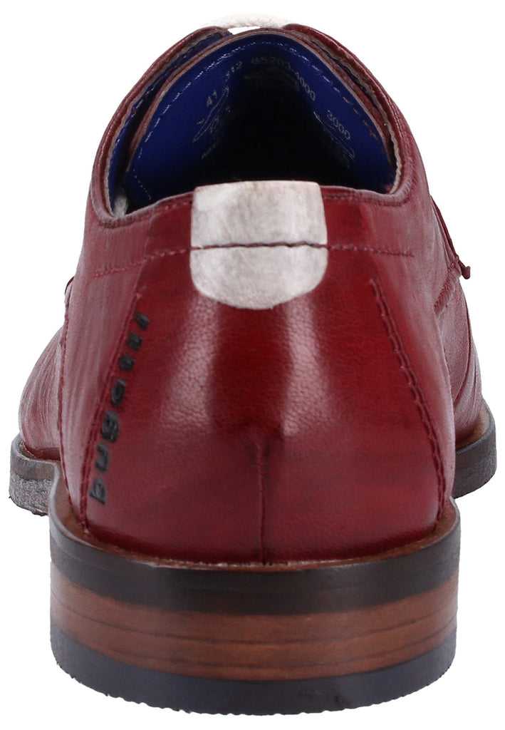 Bugatti Businessschuhe Glattleder Rot - surf4shoes