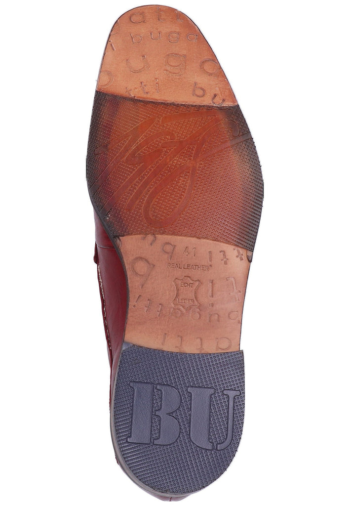 Bugatti Businessschuhe Glattleder Rot - surf4shoes